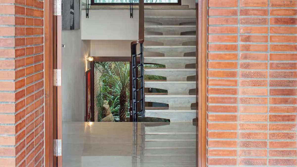 After the rain entrance