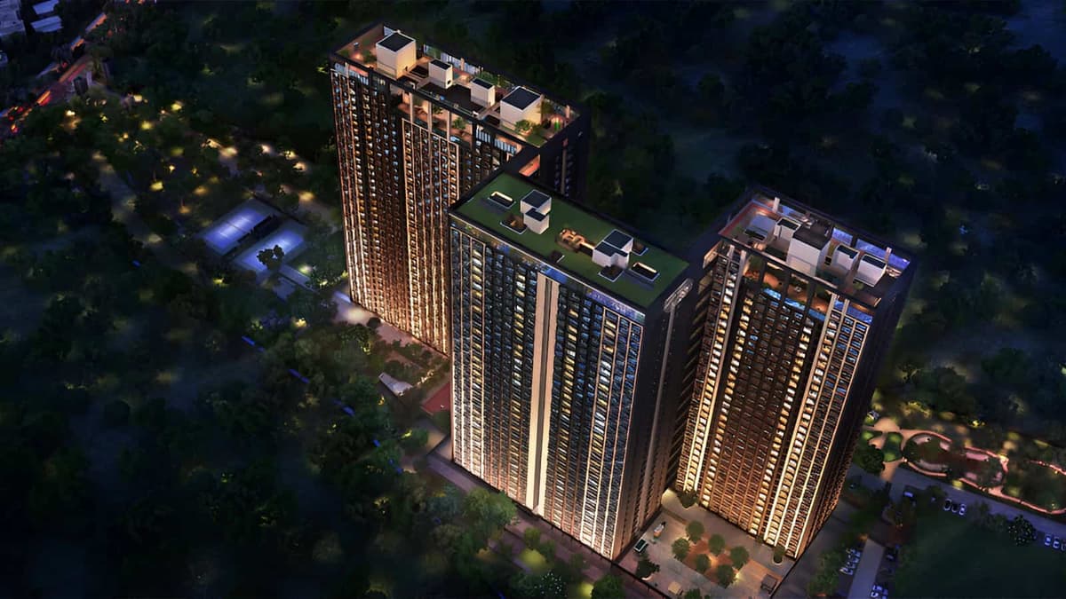 Purva Atmosphere Apartment East Bangalore night view