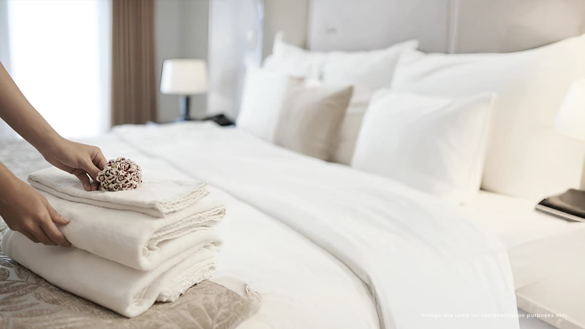 Nambiar District Apartment in Sarjapur Road, Bangalore beadroom