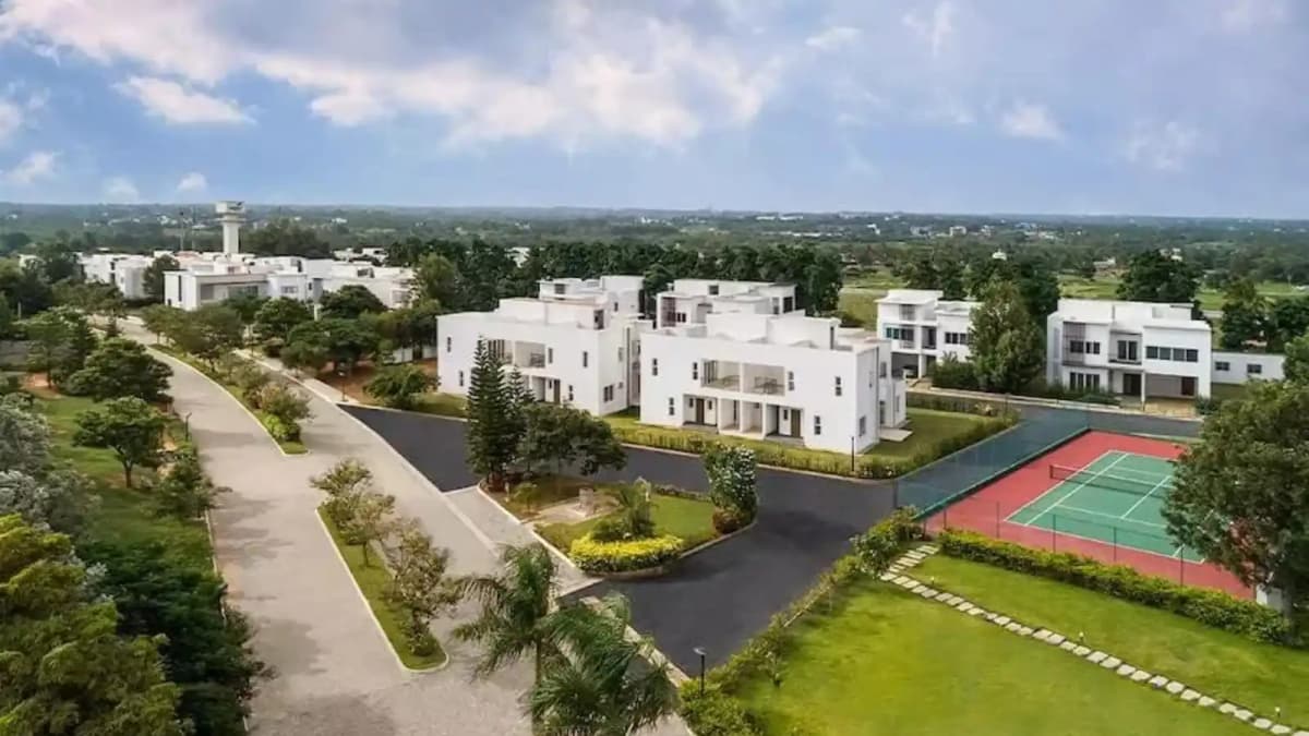 Century WinterSun Villas-in-Yelahanka Bangalore-Aerial-view