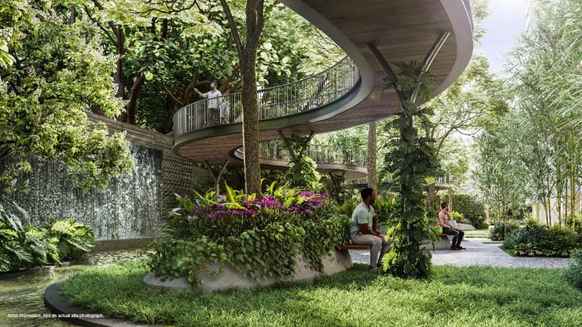 Godrej Tiara Yeshwanthpur, Bengaluru garden