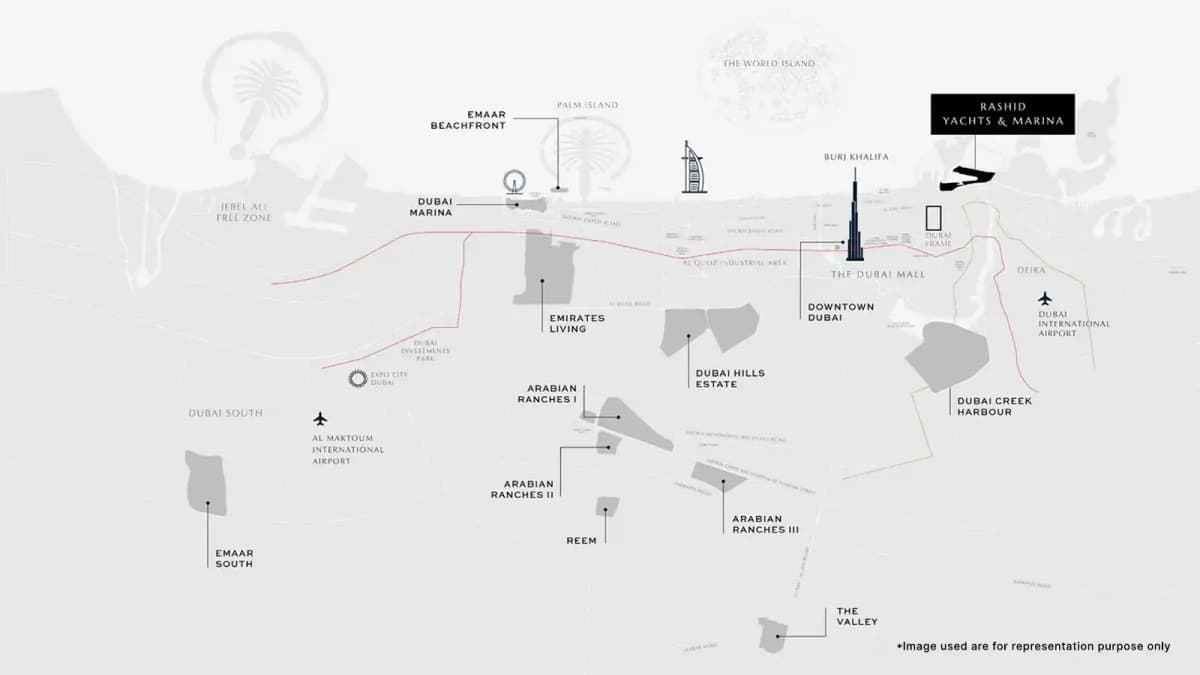Rashid yancts Marina map