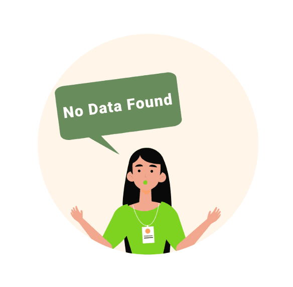 Data not found